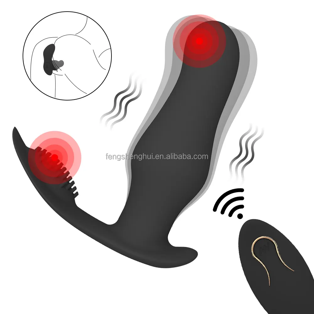 Neues Prostata-Massage gerät Anal Vibrator Schub dildos Verzögerung Ejakulation Sicherungs ring Silikon Anal Butt Plug Schwanz Sextoy für Männer Homosexuell
