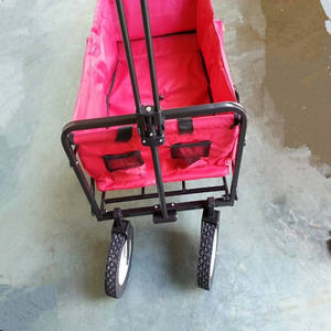 व्यावहारिक आउटडोर पोर्टेबल मिनी तह शिविर कार्ट बैग कार्ट यात्रा ट्रेलरों बच्चे वैगन - Product Image 4