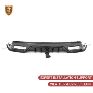 Diffuseur arrière en fibre de carbone sèche style MSY pour <span class=keywords><strong>Land</strong></span> Rover Range Rover Sport SV L461, lèvre inférieure de pare-chocs arrière, pièces de tuning - Product Image 3