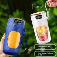 Huishoudelijke kleine elektrische sapcentrifuge van hoog borosilicaatglas, draagbaar, volautomatisch, multifunctioneel, met wandbrekende functie