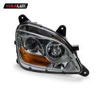 Phare avant gauche chromé de remplacement pour camion Peterbilt 579 587 Classe 8 (2011-2023)