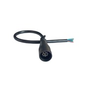 Câble de moteur étanche pour vélo électrique, câble 9 broches, 25cm, câble de ligne de moteur pour moteur de moyeu de vélo électrique
