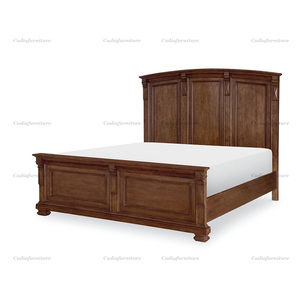 Cadre de lit en bois massif de style américain classique européen <span class=keywords><strong>avec</strong></span> rangement, ensembles de meubles de chambre à coucher pour appartement - Product Image 2