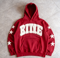 Sweat à capuche personnalisé de haute qualité 100% coton chenille patch brodé pull-over sweat à capuche pour homme Streetwear sweat-shirt d'hiver