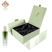 Boîtes d'emballage de produits vertes écologiques Boîte de papier d'emballage cosmétique couleur soins de la peau avec conception personnalisée imprimée