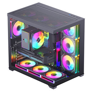 SNOWMAN Gaming PC <strong>Case</strong> ATX M-ATX <strong>ITX</strong> Mid Tower Gamer Cabinet Gaming Transparent Glass Side Plate <strong>Computer</strong> <strong>Case</strong> - Product Image 2