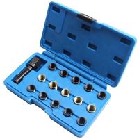 Juego de 34 Piezas de Llaves de Tubo con Cabezal de Broca E-Torx de Acero al Cromo Vanadio de 5/16'' y 3/8'', para Reparación de Automóviles, en Caja OEM