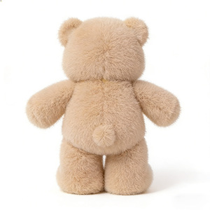 Ours en peluche brun doux, jouet animal en peluche, ours en peluche personnalisé en polyester et coton PP - Product Image 3