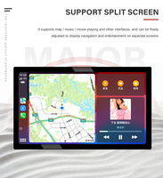 Nouvel arrivage Écran incurvé Écran tactile 13.3 "pour Range Rover Evoque 2013-2016 Mise à niveau vers 2021 2022 2023 Android Carplay GPS