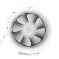 Ventilateur d'extraction d'air de salle de bains à double roulement à billes 100mm Ventilateur silencieux de ventilation monté sur conduit en ligne