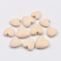 Pendentif coeur d'amour en bois artisanat de planche artisanale