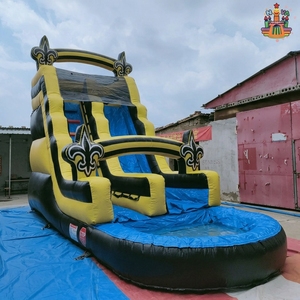 NOVA - Tobogán Acuático Inflable para Exteriores con <span class=keywords><strong>Piscina</strong></span> para Niños, Calidad Comercial - Product Image 3