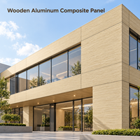 Panneau composite en aluminium à grain de bois de palissandre de 4 mm, taille personnalisée, revêtement PVDF, panneau ACM pour la décoration de façade d'entrée