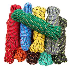 Corde à linge multifonctionnelle en nylon épaissi, antidérapante et coupe-vent, 10 mètres, pour séchage extérieur de la literie et des vêtements. - Product Image 5