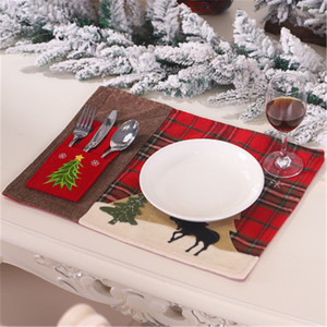 Decorazione della tavola <span class=keywords><strong>di</strong></span> <span class=keywords><strong>natale</strong></span> 2020 nuovo <span class=keywords><strong>di</strong></span> <span class=keywords><strong>disegno</strong></span> della copertura per coltello e forchetta vendita calda ristorante decor - Product Image 6