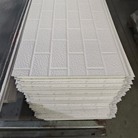 Panneau mural isolant en polyuréthane résistant à l'humidité, plaque sandwich en aluminium PU, maison préfabriquée extérieure, atelier