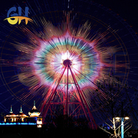 Wartungsarme 108m Riesenrad Outdoor Elektrische Jahrmarktattraktion Vergnügungsanlage zum Verkauf