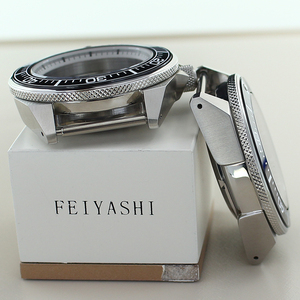 Boîtiers de montre de plongée en acier inoxydable modifiés Samurai, verre saphir pour mouvement <span class=keywords><strong>Seiko</strong></span> NH35 NH36, <span class=keywords><strong>cadran</strong></span> 28,<span class=keywords><strong>5</strong></span> mm, pièces 100 ATM - Product Image 4