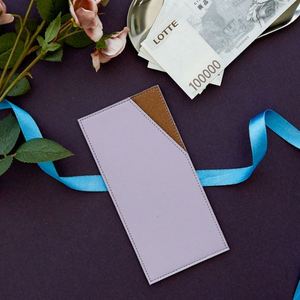 Wholesale Slim PU Leather <b>Money</b> Clip Customizable Durable Minimalist Card Holder Waterproof <b>Wallet</b> Envelope <b>Money</b> Clip - Product Image 3