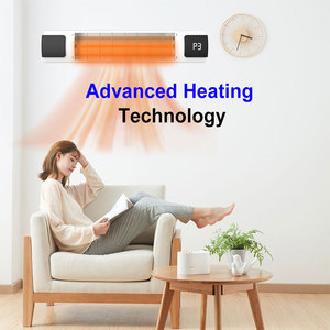 Máy sưởi hồng ngoại điện 2000W, phích cắm Anh, làm nóng nhanh, gắn tường, dùng cho phòng khách, phòng tắm, thiết kế chống thấm mới - Product Image 4