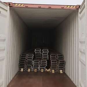 Acero al carbono laminado en caliente Canal U C Beam PFC125mm * 65mm * 15mm UPN180 UPN220 S235JR S355JR Uc Sección de acero Perfiles C galvanizados - Product Image 6