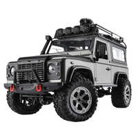 Voiture télécommandée tout-terrain FiveStar 2.4G 4x4 taille réelle 1:12 avec caméra, chargeur et câble USB inclus pour enfants