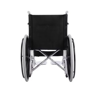 Fauteuil roulant manuel robuste, taille standard, en alliage d'aluminium, durable, facile à utiliser - Product Image 1