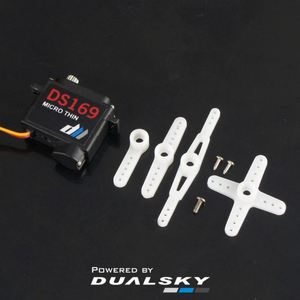 HOT DUALSKY DS169 9g <span class=keywords><strong>Mini</strong></span> Servo Ultra-Fin Haute Précision en Plastique et Métal pour <span class=keywords><strong>Aileron</strong></span> de Planeur F3K F5K Avion RC - Product Image 4