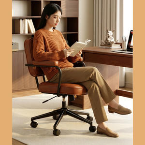 Chaise de bureau moderne et confortable en métal avec dossier spécial pour les étudiants du collège et la maison, idéale pour l'étude et le bureau - Product Image 4