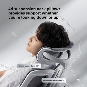 Igrow Mesh Ergonomic Computer Gaming <strong>Chair</strong> for Home Office-Comfortable Long Sitting with Adjustable Headrest Reclining Backrest - Product Image 5