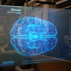 Película de Proyección PET Holográfica Transparente/Pantalla Publicitaria 3D/Película de Proyección Trasera para Vidrio - Product Image 2