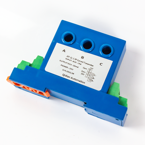 AC DC 0-10A 0-50A <span class=keywords><strong>3</strong></span> fazlı akım verici 4-20mA 0-10V 0-5V çıkış delikli Din tipi <span class=keywords><strong>3</strong></span> fazlı amper AC akım dönüştürücü - Product Image 2