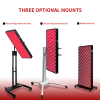 Panel de Terapia de Luz Roja de Cuerpo Completo REDSKY con Luces LED Infrarrojas de 660nm y 850nm con Soportes