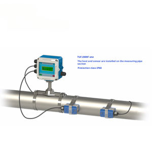 高精度DN20-DN100ポータブル超音波液体流量計DN50-DN700クランプハンドヘルド超音波水パイプライン流量計 - Product Image 5