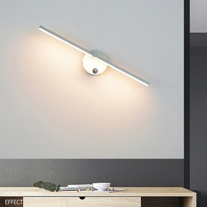 Wholesale Nordic Indoor LED Wall Lamp with <b>Switch</b> for Living Room Bedroom Home Decor Long Strip LED Wall <b>Light</b> - Product Image 6
