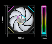 Ventilateur de refroidissement PC PWM 9025 9225 12025 à contrôle de vitesse, haute performance, faible bruit pour boîtier d'ordinateur de jeu