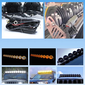 Universal <b>Bonnet</b> Bumper Roof Heavy Duty Fog High Power Driving Yellow Spot Work Led Offroad for Car off Road Truck - Product Image 5