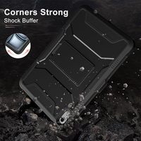 Coque pour iPad Air 5e/4e génération 10.9 pouces (2022/2020), housse de protection intégrale mince et robuste avec protecteur d'écran et béquille