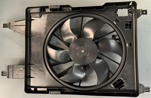 OE #   7701054967 7701057254 <span class=keywords><strong>Ventilateur</strong></span> de refroidissement du moteur de voiture Radiateur 12V DC Moteur de condenseur Ensemble de carénage pour RENAULT MEGANE Pièces automobiles - Product Image 2