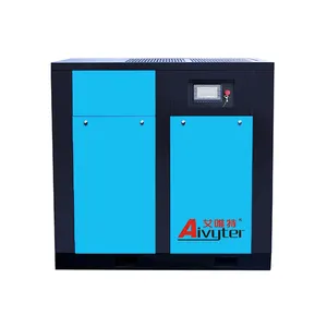 55 kW 75 Hp 300 Cfm 10 Bar VSD Energy Saving Industrial Electric Rotary Screw Air Compressor For Sale