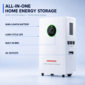 Sistema de Almacenamiento Solar OEM Todo en Uno para el Hogar, Batería LiFePO4 de 8kWh con Inversor Híbrido de 3.6kW, Certificación CE - Product Image 1