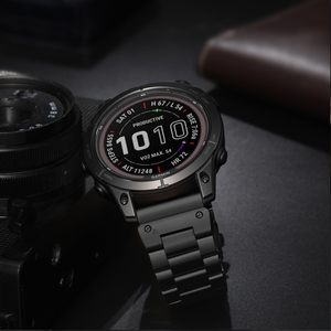 Eraysun Thép Không Gỉ Nhanh Chóng Phù Hợp Ba Hạt Ban Nhạc Đồng Hồ Cho <span class=keywords><strong>Garmin</strong></span> <span class=keywords><strong>Fenix</strong></span> 7 6 5 22Mm Thông Minh Dây Đeo Đồng Hồ - Product Image 5