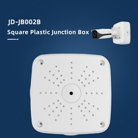 Caja de Conexiones de Plástico Resistente a la Intemperie IP66 para Cámara CCTV, Soporte de Montaje Oculto para Cable Exterior, Base Profunda, Caja de Conexiones de Pared