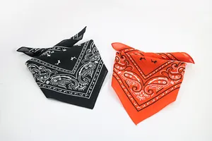 Printed Bandana Custom Print Organic Cotton Bandana Custom Print Logo Bandana