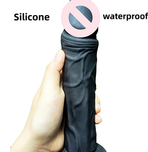 Inserto Caliente 23cm Dildo Artificial Africano Negro de Silicona Líquida Piel Realista con Ventosa Enorme Pene <span class=keywords><strong>Gay</strong></span> para Juguetes Sexuales de Mujer - Product Image 2