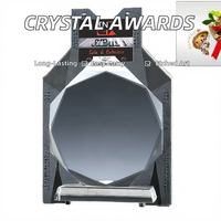 Trophée en cristal de haute qualité de Guangzhou Crystal Craft avec trophée de Logo personnalisé pour le prix de gros de cadeau d'affaires