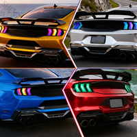 SINDAR Auto RGB feux arrière assemblage LED feu arrière accessoires pour Ford Mustang S650 2024-2025 nouvelle mise à niveau modifié feux de voiture