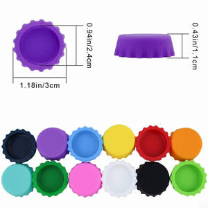 カスタムシリコンビールセーバーワインボトルストッパー、再利用可能なワインストッパー帽子真空シーラーカバー - Product Image 3