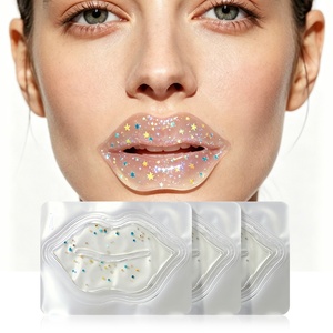 Gel Humectante Antiarrugas para <span class=keywords><strong>Labios</strong></span>, Ácido <span class=keywords><strong>Hialurónico</strong></span>, Mascarilla Labial de Cristal Rosa, Cuidado Nocturno, Mascarilla Labial de Colágeno - Product Image 4