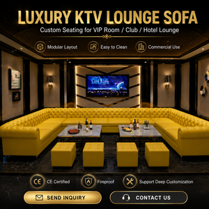Set di Divani Modulari a Forma di U e L per Hotel, Lounge Bar, Eventi e Locali Notturni - Product Image 4
